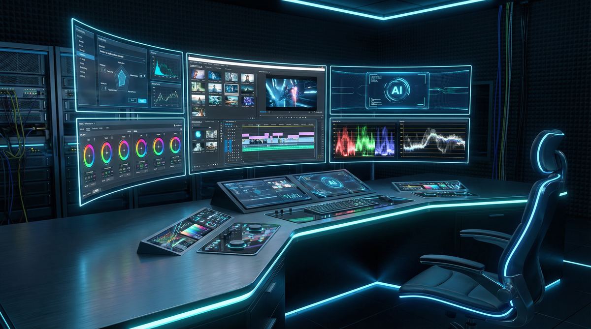 午夜福利 AI修图与视频剪辑